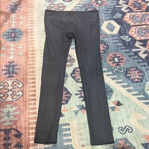 Black Faux Leather Leggings